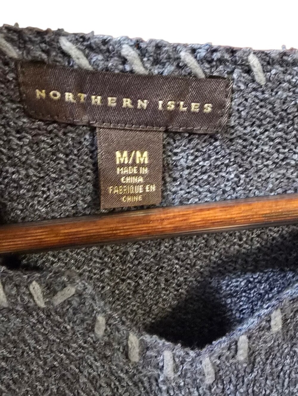 Y2K Vintage Northern Isles Halloween Black Cat Pumpkin Embroidered Blue Sweater - Picture 11 of 11